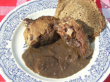 CIVET D'OIE AU VIN DE CAHORS